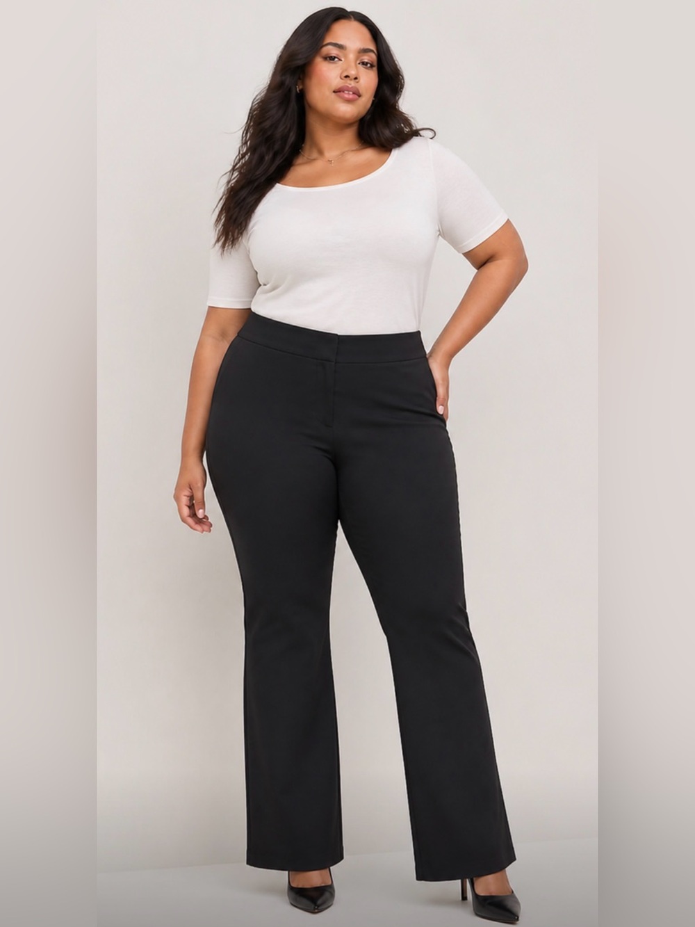 Torrid - Columnist Black Boot Cut High Rise Pants